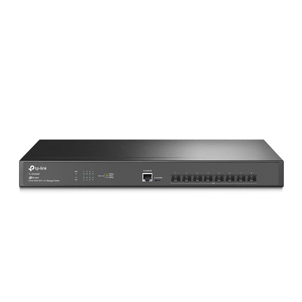 Omada TL-SX3008F JetStream™ 8-Port 10GE SFP+ L2+ Managed Switch  