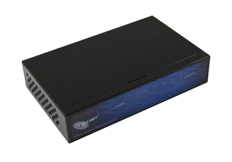 ALLNET Switch ALL8445V3 / unmanaged 5 Port Gigabit, fanless